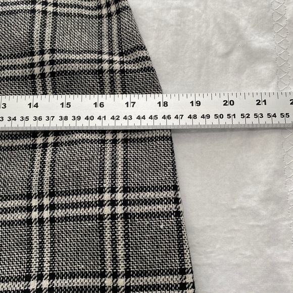 Hyfve Women's Gray / Black Check Skirt with Tie Belt Size Medium - Picture 10 of 13
